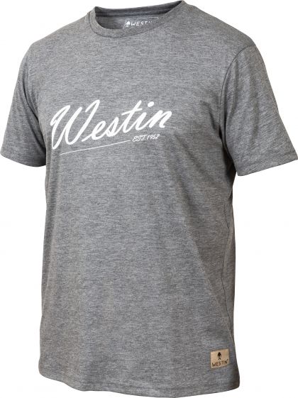 Westin Old School T-Shirt gris - blanc  Large