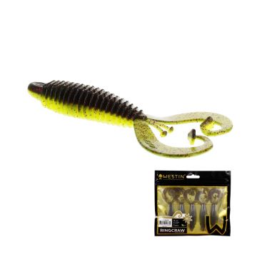 Westin RingCraw Curltail black chartreuse  9cm 6g