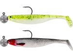 Westin Shad Teez Slim R 'N R sparkling green/redlight shad 10cm 7g 4/0