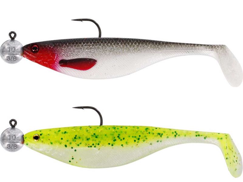 Westin ShadTeez R 'N R sparkling green/redlight shad 12cm 6/0 10g