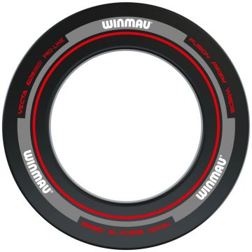 Winmau Advance Black Red Surround zwart - rood - wit dart surround