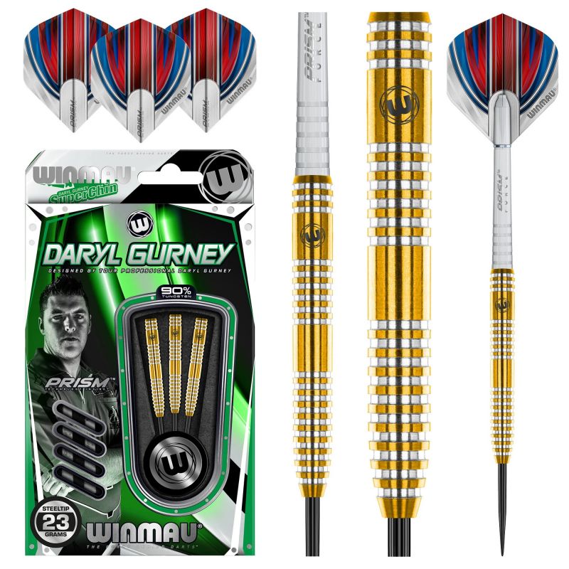 Winmau Daryl Gurney 90% goud dartpijlen 25g