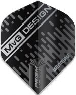 Winmau Prism Delta MVG Standard noir - gris dart flight 100 Micron