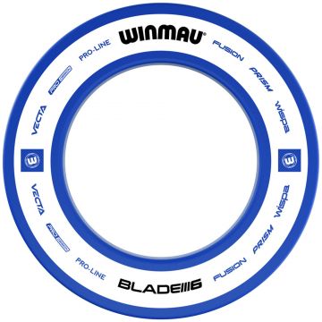 Winmau Pro Line Blade 6 2.0 Blue Surround blauw - wit dart surround