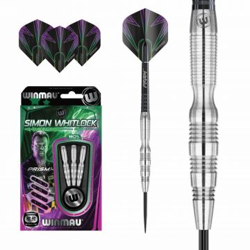 Winmau Simon Whitlock Silver 90% grijs dartpijlen 22g