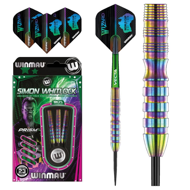 Winmau Simon Whitlock World Cup Edition 90% multi darts 23g