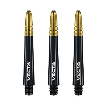 Winmau Vecta Shafts black & gold dart shaft Medium