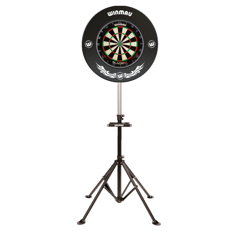 Winmau Xtreme Dartboard Stand 2 zwart dart staander