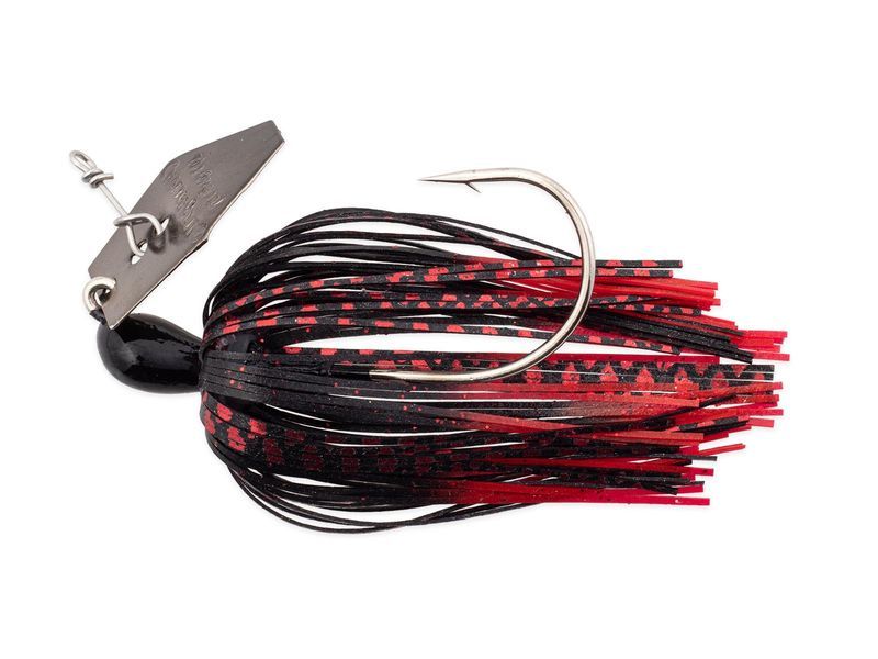 Z-man Original ChatterBait black red roofvis spinnerbait 10.5g